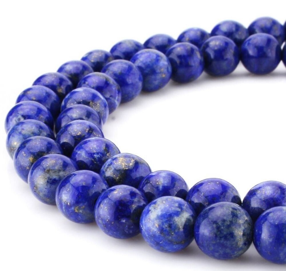 4360 2 Strands Adabele Natural Grade A Blue Lapis Lazuli Healing Gemstone